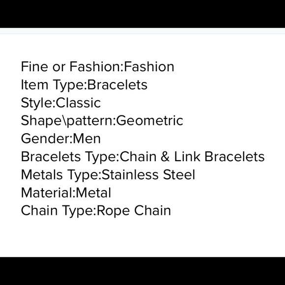 Men’s Stainless Steel Bracelet - Picture 5 of 5